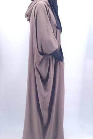 Abaya young-integrerad hijab och huva
