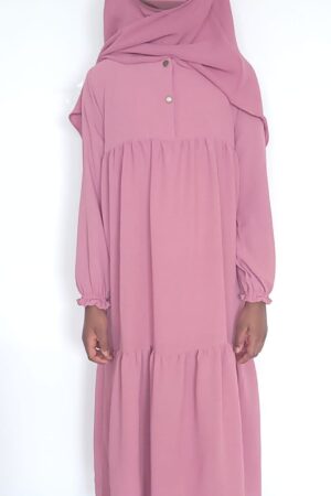 Abaya set med khimar tillverkad i premium Jazz